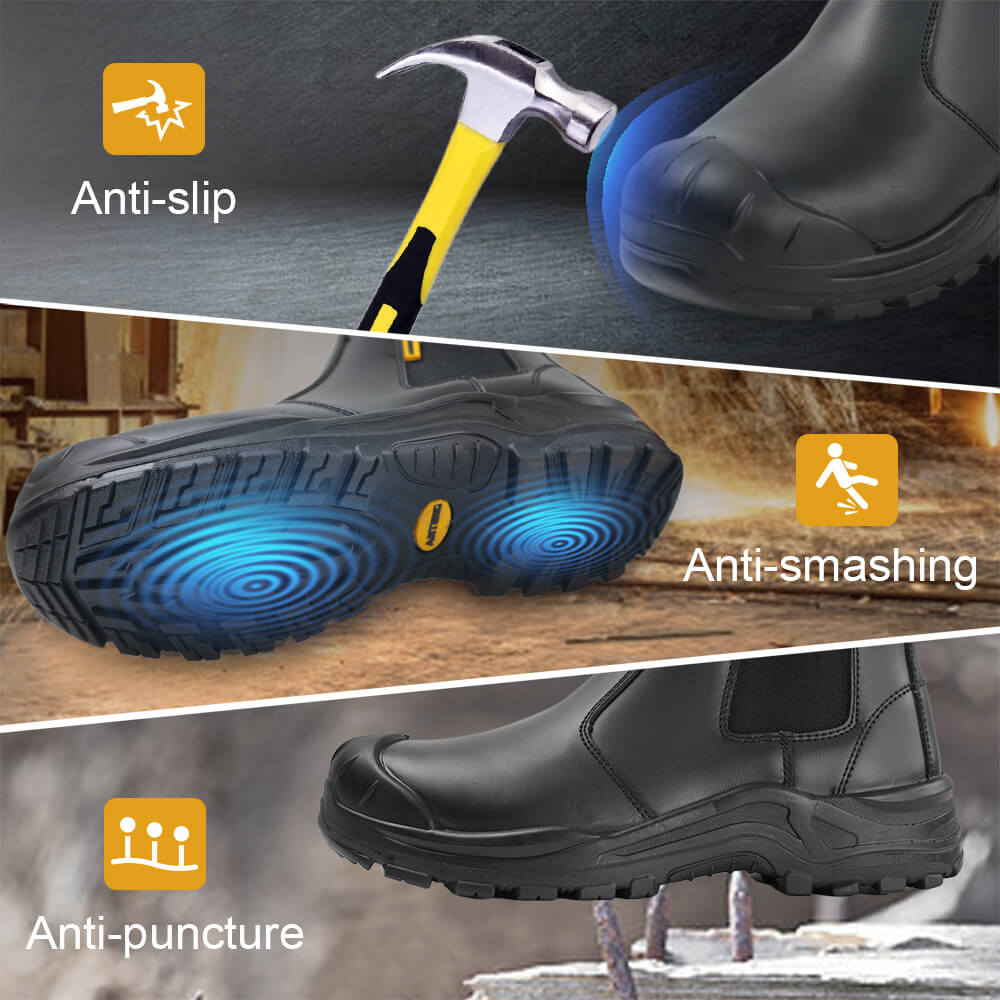 Best Black Men’s Work Boots for Durability and Comfort in Heavy-Duty Work Environments