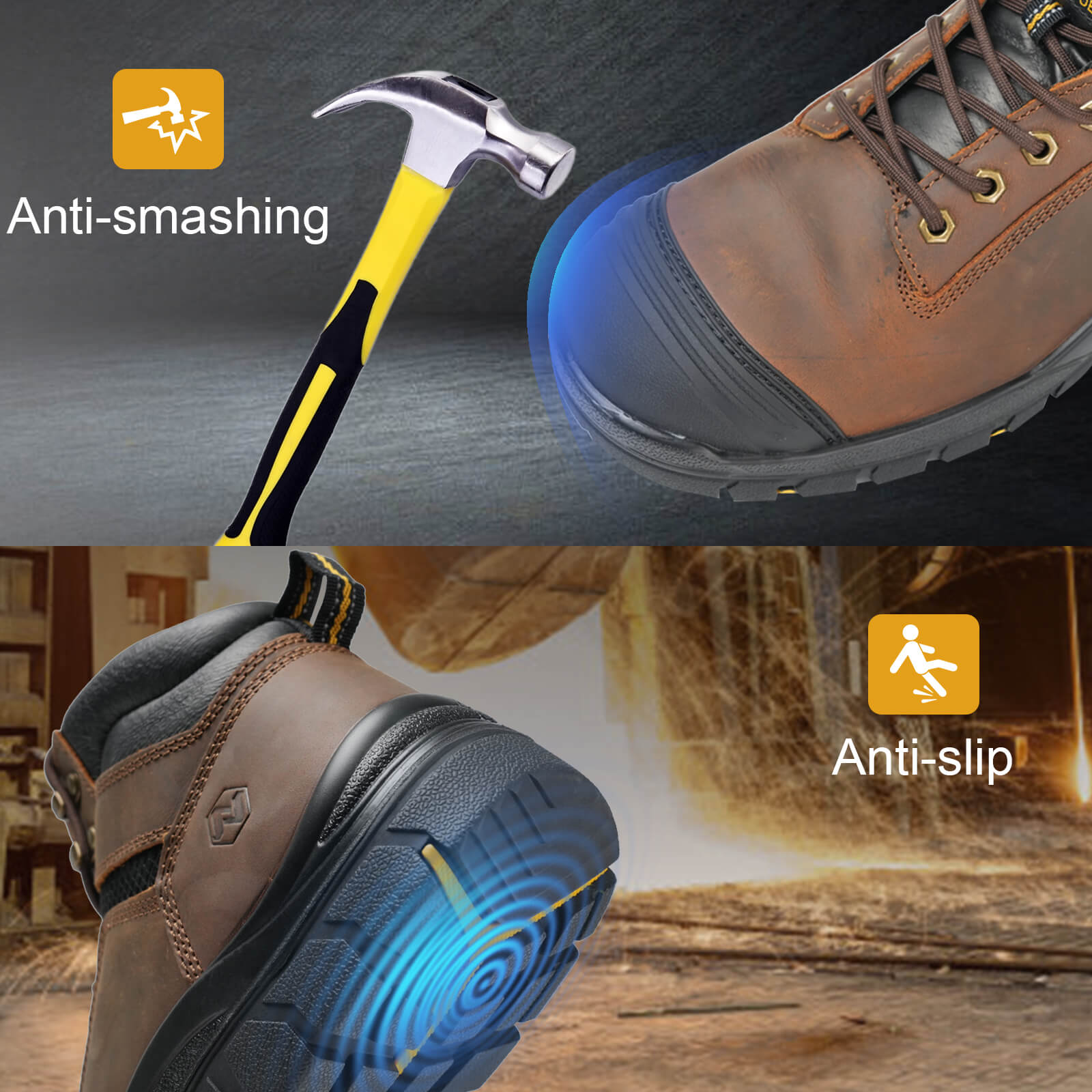 Best Steel Cap Work Boots for Maximum Protection in Construction & Industrial Workplaces