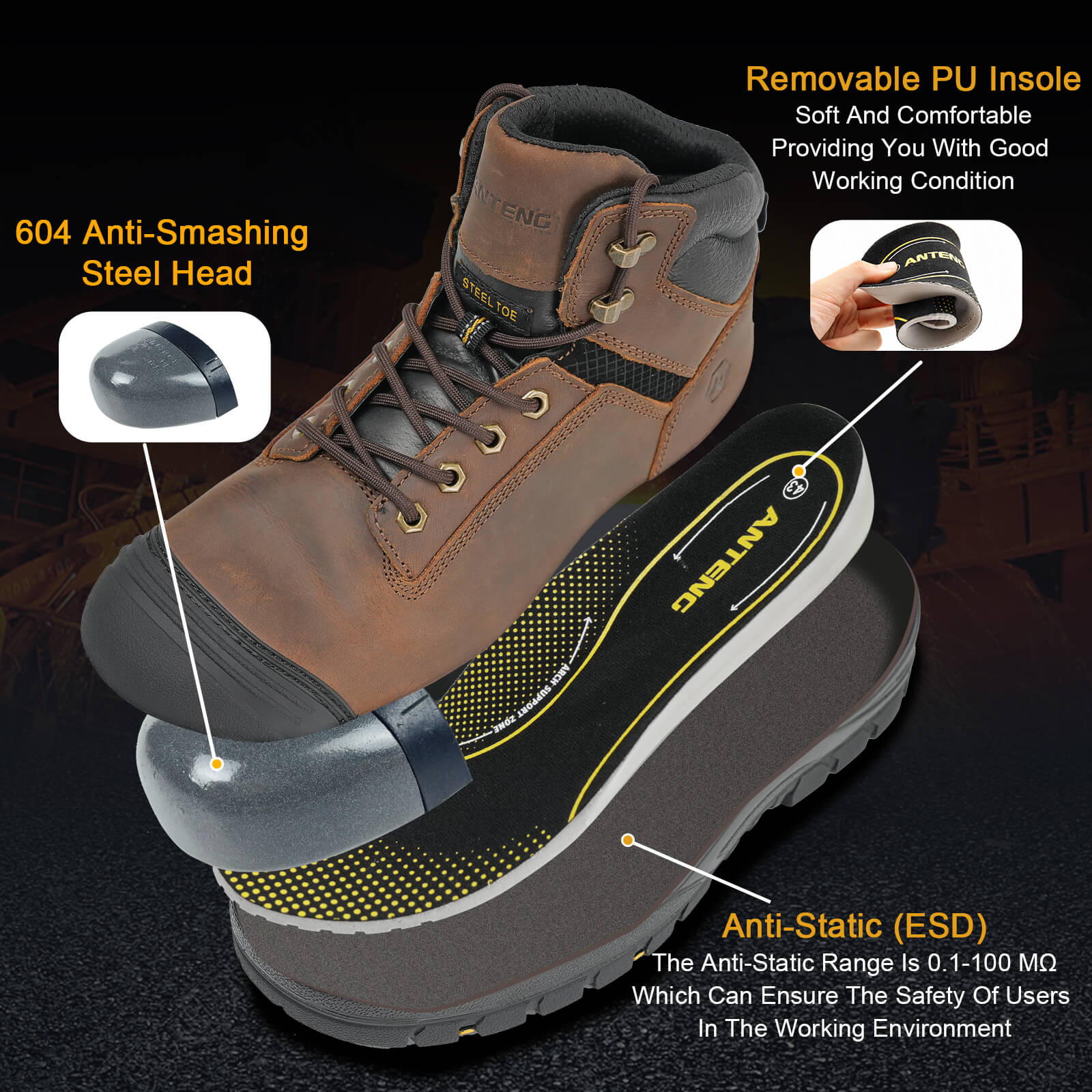 Best Steel Cap Work Boots for Maximum Protection in Construction & Industrial Workplaces