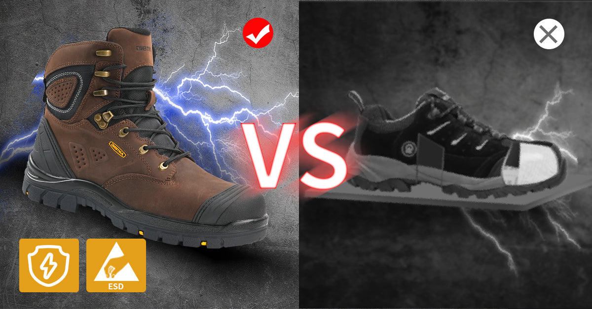 The Difference Between Regular Work Boots and ESD Work Boots