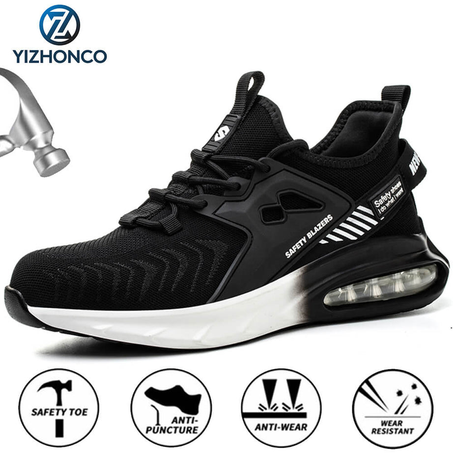 Black Best work shoes for warehouse
