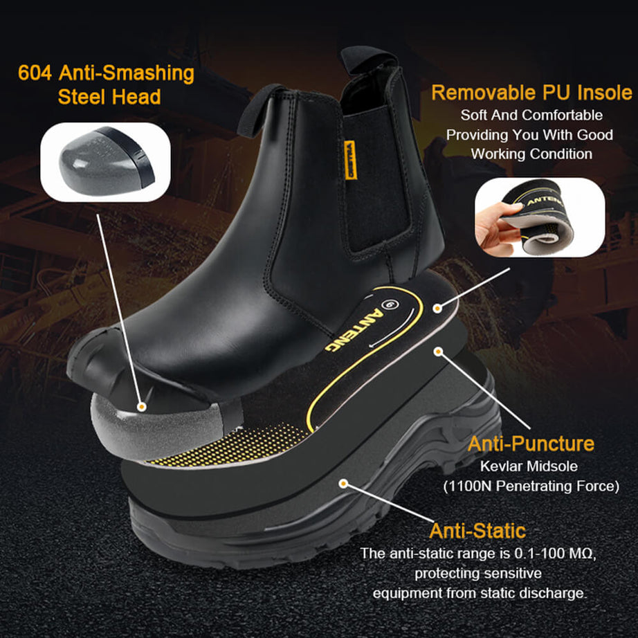 Best Black Men’s Work Boots for Durability and Comfort in Heavy-Duty Work Environments