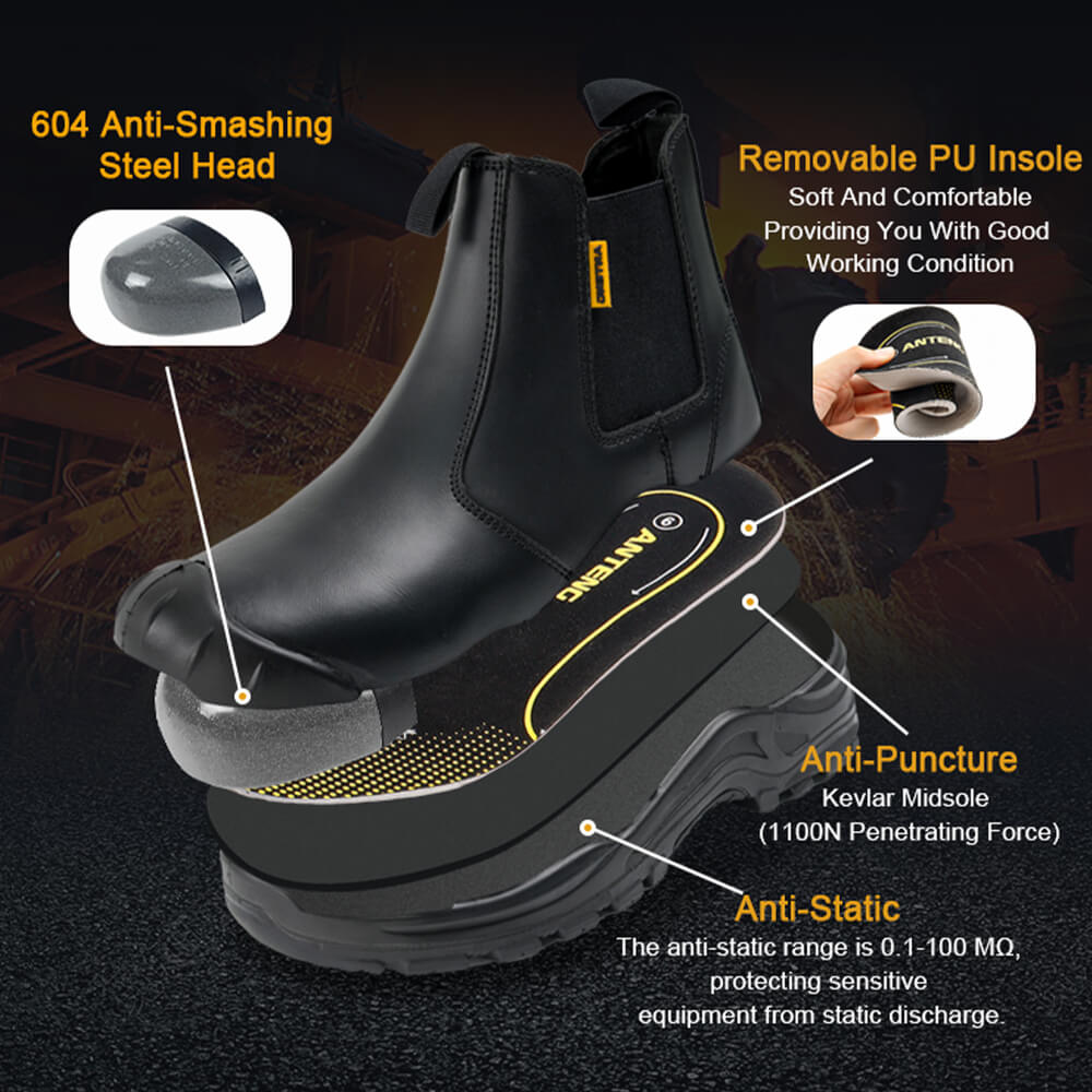 Best Black Men’s Work Boots for Durability and Comfort in Heavy-Duty Work Environments