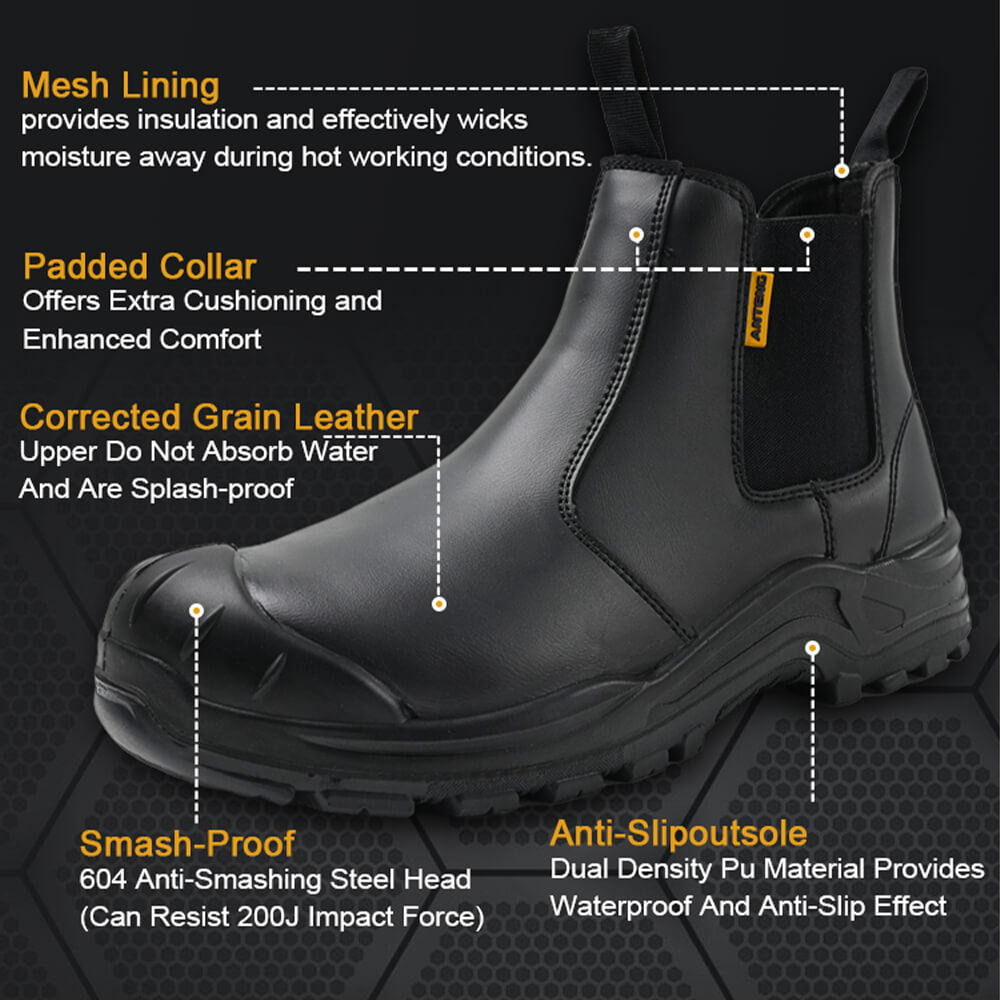 Best Black Men’s Work Boots for Durability and Comfort in Heavy-Duty Work Environments
