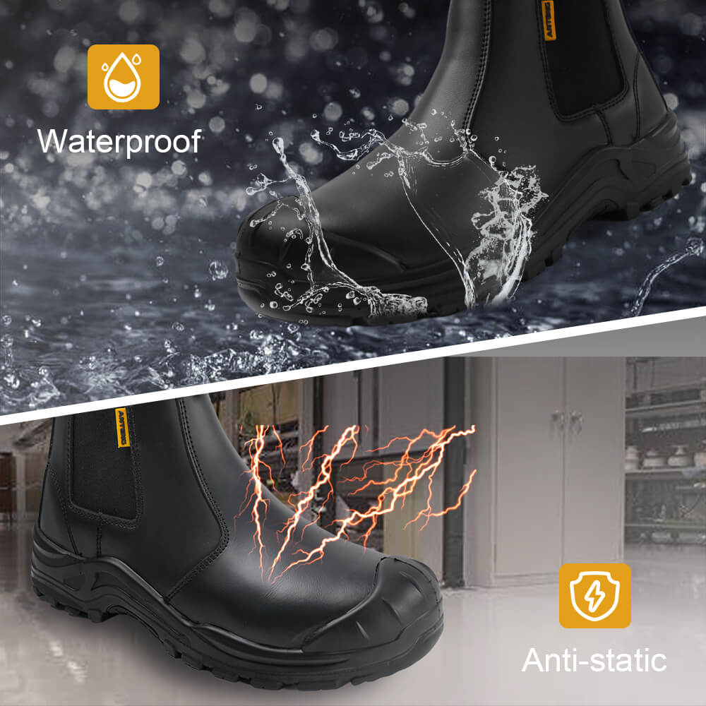 Best Black Men’s Work Boots for Durability and Comfort in Heavy-Duty Work Environments