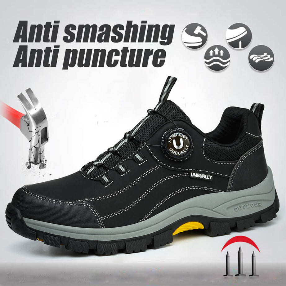 Lightweight Safety Shoes Steel Toe BOA Design Suitable for Warehouse Work