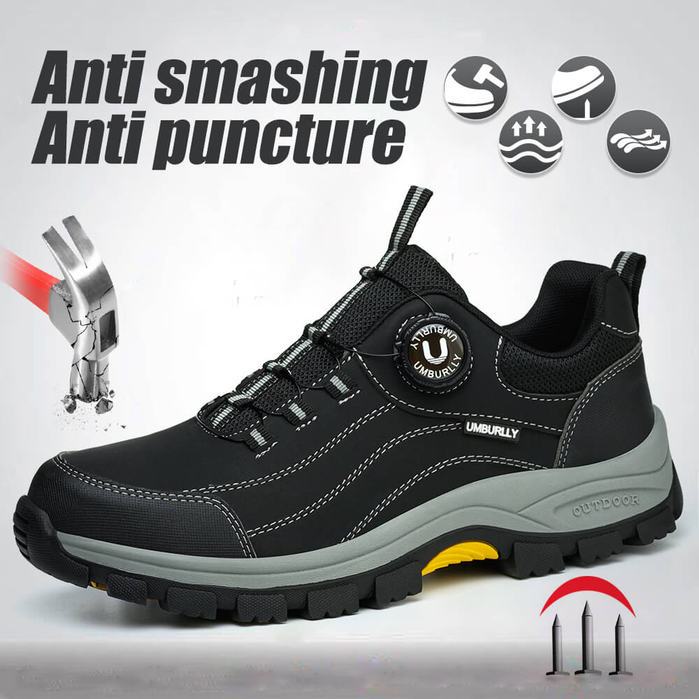 Lightweight Safety Shoes Steel Toe BOA Design Suitable for Warehouse Work